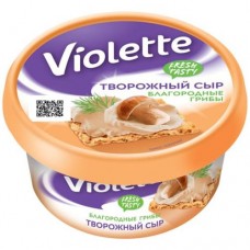 Сыр творожный Violette Благородные грибы 70%, 140г в магазинах Перекресток