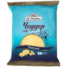 Сыр La Paulina Чеддер 48%, 200г в магазинах Перекресток