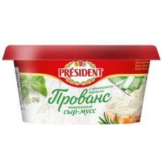 Сыр-мусс творожный President Прованс с прованскими травами 60%, 120г в магазинах Перекресток