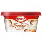 Сыр-мусс творожный President Прованс с грибами 60%, 120г