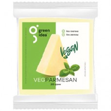 Продукт на основе крахмала Green Idea со вкусом сыра пармезан кусок, 200г в магазинах Перекресток