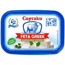 Сыр Сиртаки Feta Greek плавленый 45%, 200г в магазинах Перекресток