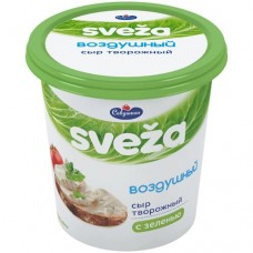 Сыр творожный Савушкин Воздушный с зеленью 60%, 150г в магазинах Перекресток