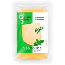 Продукт на основе крахмала Green Idea со вкусом сыра Гауда нарезка, 150г в магазинах Перекресток