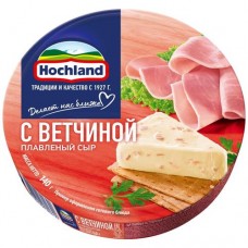 Сыр Hochland С ветчиной плавленый пастообразный 50%, 140г в магазинах Перекресток