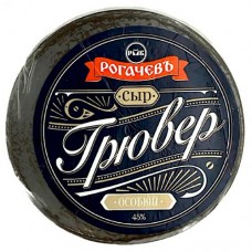 Сыр Рогачёвъ Грювер особый 45% в магазинах Перекресток