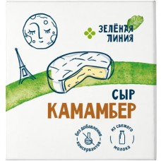 Сыр Камамбер с белой плесенью 50% Зелёная Линия, 150г в магазинах Перекресток