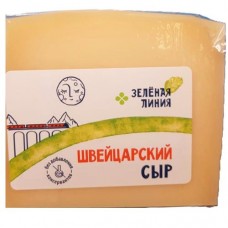 Сыр Швейцарский твёрдый 50% Зелёная Линия, 200г в магазинах Перекресток