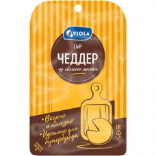 Сыр полутвёрдый Viola Чеддер 50%, 120г в магазинах Перекресток