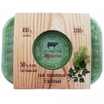 Сыр Белый Сыр Из Жуковки плавленый с зеленью 50%, 200г Сыр Белый Сыр Из Жуковки плавленый с зеленью 50%, 200г