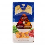 Ассорти сыров Laime пармезан маасдам и чеддер 45%, 120г