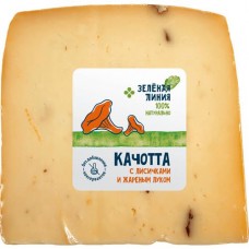 Сыр Качотта с лисичками и жареным луком 50% Зелёная Линия, 200г в магазинах Перекресток