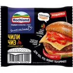 Сыр Hochland Чили Чиз плавленый ломтевой 40%, 150г Сыр Hochland Чили Чиз плавленый ломтевой 40%, 150г
