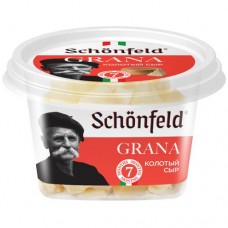 Сыр Schonfeld Grana со сроком созревания не менее 7 месяцев 43%, 80г в магазинах Перекресток