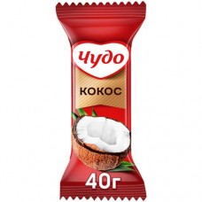 Сырок глазированный Чудо Кокос 28.7%, 40г в магазинах Перекресток