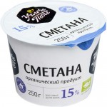 Сметана Углече Поле 15%, 250г