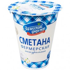 Сметана Залесский фермер Фермерская 20%, 300г в магазинах Перекресток