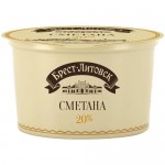 Сметана Брест-Литовск 20%, 180г