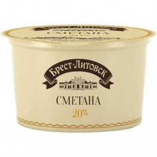 Сметана Брест-Литовск 20%, 180г в магазинах Перекресток