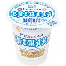 Сметана Рузское молоко Рузская 10%, 175г в магазинах Перекресток