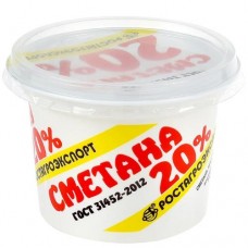 Сметана Ростагроэкспорт 20%, 180г в магазинах Перекресток