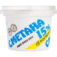 Сметана Ростагроэкспорт 15%, 180г в магазинах Перекресток