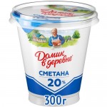 Сметана Домик в деревне 20%, 300г