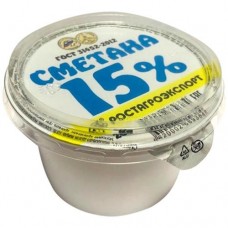 Сметана Ростагроэкспорт 15%, 50г в магазинах Перекресток