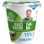 Сметана Эконива 15%, 300г