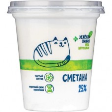 Сметана Зелёная Линия 25%, 250г в магазинах Перекресток