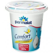 Сметана Parmalat Comfort безлактозная 20%, 300г в магазинах Перекресток