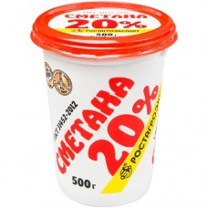 Сметана Ростагроэкспорт 20%, 500г в магазинах Перекресток