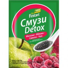 Смузи сухой Fitstart Detox с семенами чиа малина-яблоко-свёкла, 20г в магазинах Перекресток