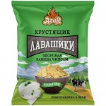 Лавашики Azar хрустящие со вкусом и ароматом сметана с луком, 90г