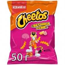 Снеки Cheetos Ветчина и сыр кукурузные, 50г в магазинах Перекресток