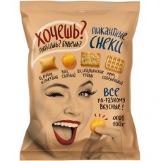 Снеки Хочешь?Любишь?Будешь? Пикантные, 100г в магазинах Перекресток