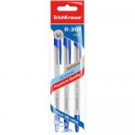 Ручки ErichKrause Classic шариковые синие R-301, 3шт