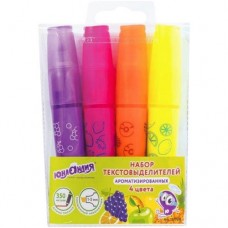 Текстовыделители Юнландия Фрукты ароматизированные, 4 цвета в магазинах Перекресток