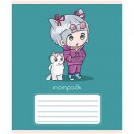 Тетрадь Аниме ученическая в линию 017452, 18л Тетрадь Аниме ученическая в линию 017452, 18л