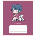 Тетрадь Аниме ученическая в клетку 017469, 18л Тетрадь Аниме ученическая в клетку 017469, 18л