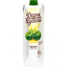 Сок Дары Кубани яблочный восстановленный, 1л в магазинах Перекресток