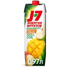 Сок J7 Мультифрукт с мякотью, 970мл в магазинах Перекресток