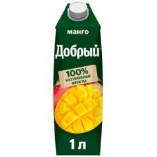 Напиток сокосодержащий Добрый из манго, 1л в магазинах Перекресток