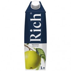 Сок Rich яблочный, 1л в магазинах Перекресток