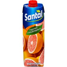 Напиток сокосодержащий Santal красный грейпфрут, 1л в магазинах Перекресток