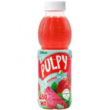 Напиток сокосодержащий Pulpy Клубника-Арбуз с кусочками алоэ, 450мл в магазинах Перекресток