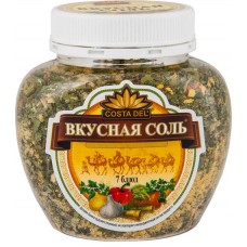 Соль Вкусная Соль 7 Блюд с пряностями и овощами, 400г в магазинах Перекресток