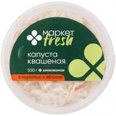 Капуста квашеная с морковью и яблоком Маркет Перекрёсток, 500г в магазинах Перекресток