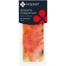 Форель радужная филе-ломтики слабосоленая Маркет, 120г в магазинах Перекресток