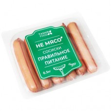 Сосиски Не Мясо Правильное питание веганские, 300г в магазинах Перекресток